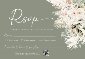 D024 RSVP 5x3.5 B: D024 Wedding Bundle