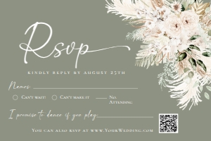 D024 RSVP 6x4 B: D024 Wedding Bundle