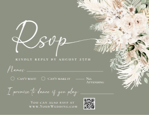 D024 RSVP 5.5x4.25 B: D024 Wedding Bundle