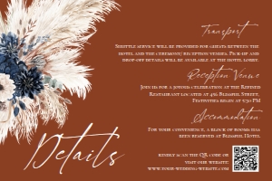 E017 Detail Card Horizontal 6x4: E017 Wedding Suite