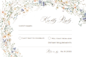 E021 RSVP 6x4: E021 Wedding Suite