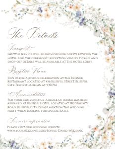 E021 Detail Card Vertical 4.25x5.5: E021 Wedding Suite