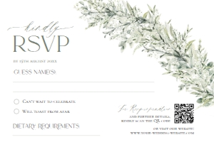 E022 RSVP 6x4: E022 Wedding Suite