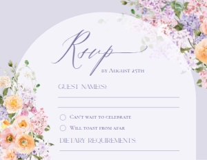 E045 RSVP 5.5x4.25: E045 Wedding Suite