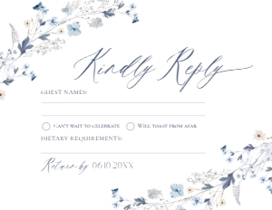 E057 RSVP 5.5x4.25: E057 Wedding Suite