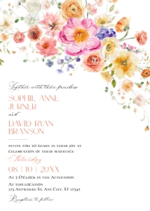 E083 Wedding Invite Front: E083 Wedding Suite