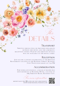 E083 Detail Card Vertical 3.5x5: E083 Wedding Suite