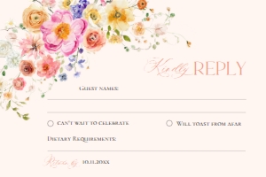 E083 RSVP 6x4: E083 Wedding Suite