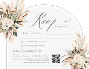E058 RSVP 5.5x4.25: E058 Wedding Suite