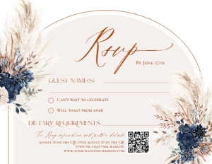 E059 RSVP 5.5x4.25: E059 Wedding Suite