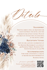 E059 Detail Card Vertical 4x6: E059 Wedding Suite