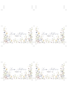 D026 Place Card for Avery5302 8.5x11 Sheet: D026 Wedding Bundle