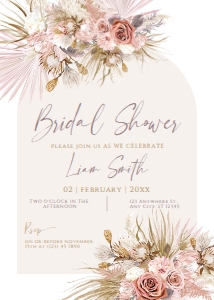 B056 Bridal Shower Invite: B056 Bridal Shower Invite