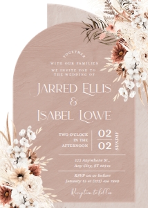 E089 Wedding Invite Front: E089 Wedding Suite