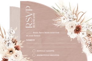 E089 RSVP 6x4: E089 Wedding Suite