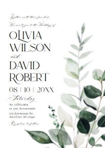 E092 Wedding Invite Front: D001 Wedding Bundle