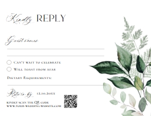 E092 RSVP 5.5x4.25: D001 Wedding Bundle