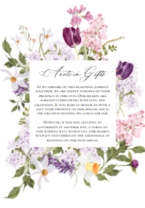 E095 Wishing Well Card 3.5x5: E095 Wedding Suite