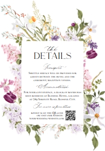 E095 Detail Card Vertical 3.5x5: E095 Wedding Suite