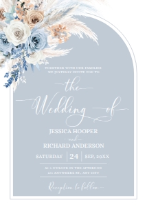 ACB028 Wedding Invite Front: ACB028 Wedding Suite