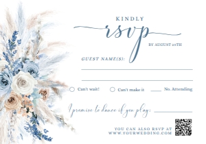 ACB028 RSVP 5x3.5: ACB028 Wedding Suite