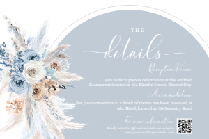 ACB028 Detail Card Horizontal 6x4: ACB028 Wedding Suite