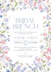 A045 Bridal Brunch Invite: A045 Bridal Brunch Bundle