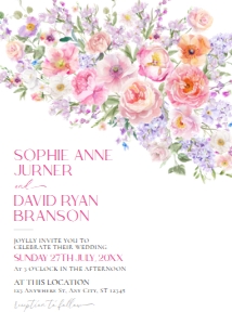 E097 Wedding Invite Front: E097 Wedding Suite