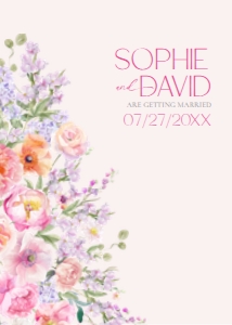 E097 Wedding Invite Back: E097 Wedding Suite