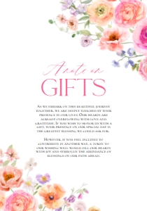 E098 Wishing Well Card 3.5x5: E098 Wedding Suite