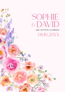 E098 Wedding Invite Back: E098 Wedding Suite