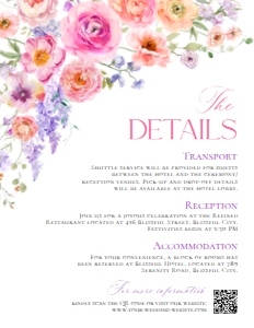 E098 Detail Card Vertical 4.25x5.5: E098 Wedding Suite