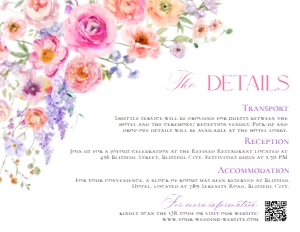 E098 Detail Card Horizontal 5.5x4.25: E098 Wedding Suite