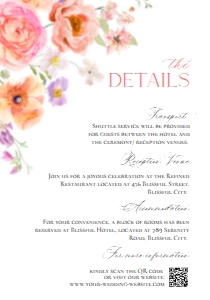 E101 Detail Card Vertical 5x3.5: E101 Wedding Suite
