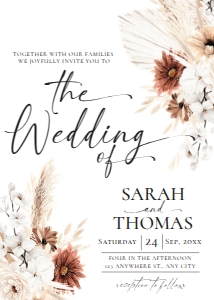 E103 Wedding Invite Front: E103 Wedding Suite