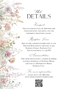 E104 Detail Card Vertical 5x3.5: E104 Wedding Suite