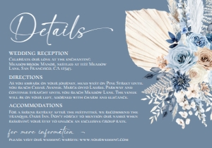 D030 Detail Card Horizontal 5x3.5: D030 Wedding Bundle