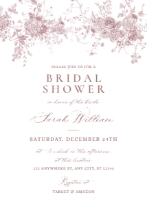 B059 Bridal Shower Invite: B059 Bridal Shower Invite