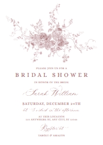 B060 Bridal Shower Invite: B060 Bridal Shower Invite