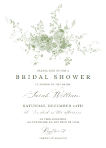 B063 Bridal Shower Invite: B063 Bridal Shower Invite