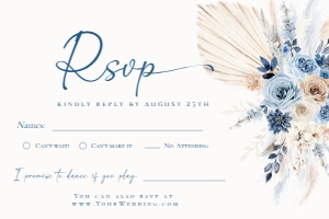 D030 RSVP 6x4: D030 Wedding Bundle