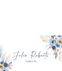 D030 Place Card Folded: D030 Wedding Bundle