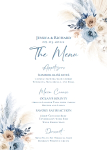 D030 Menu 5x7: D030 Wedding Bundle