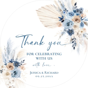 D030 Favor Tag Circle/Square: D030 Wedding Bundle