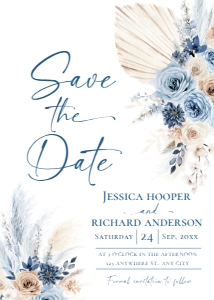 D030 Save The Date 5x7: D030 Wedding Bundle
