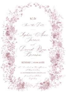 D031 Save the Date Card A: D031 Save The Date A