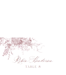 D031 Place Card Folded: D031 Napkin Thank You Note