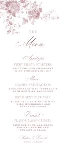 D031 Menu 4x9: D031 Menu