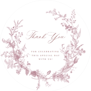 D031 Favor Tag Circle/Square: D031 Wedding Bundle