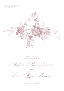 D031 Welcome Sign Vertical A2: D031 Wedding Bundle